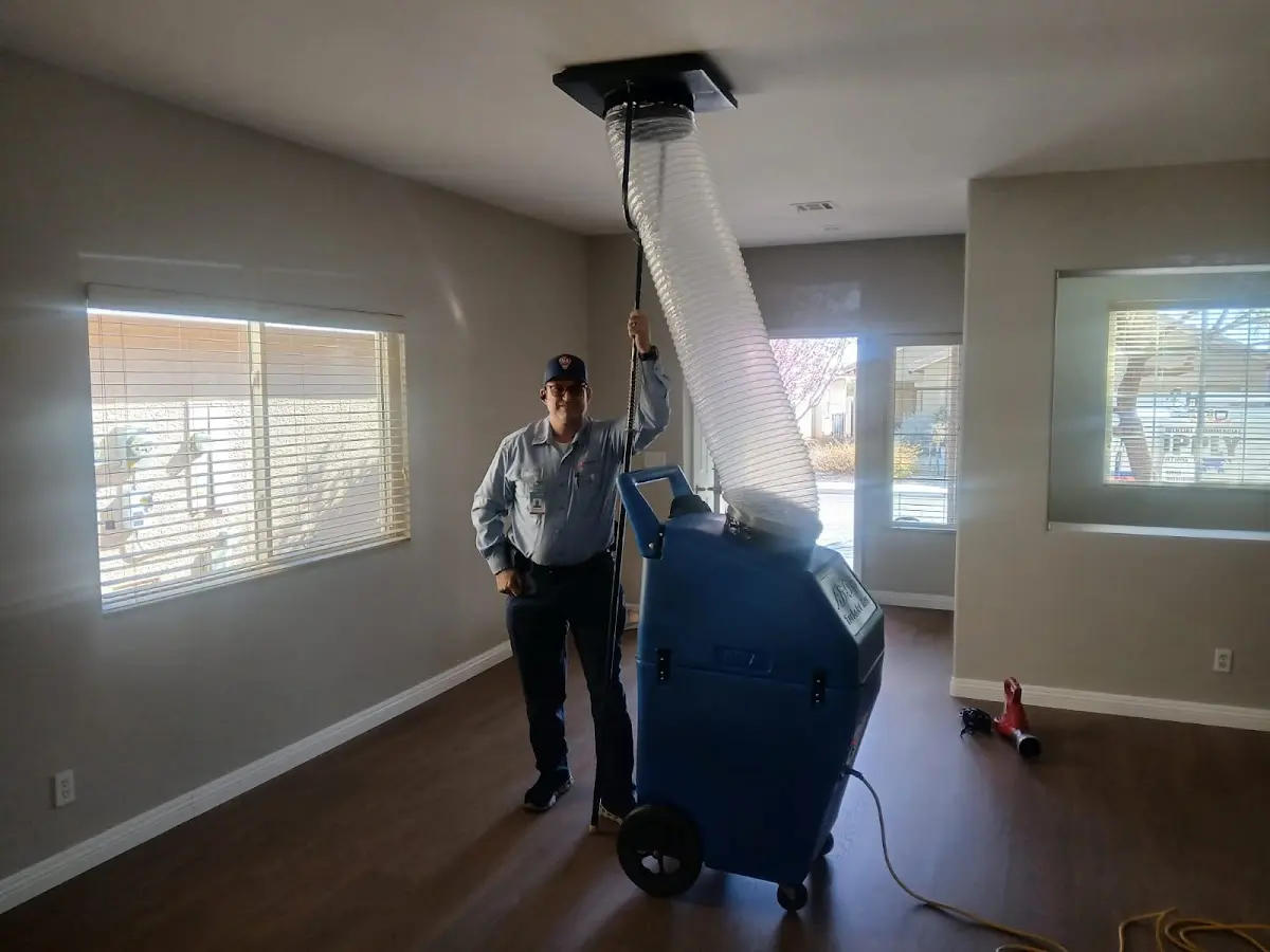 Professional Dryer Vent Cleaning work inside a Lafayette home